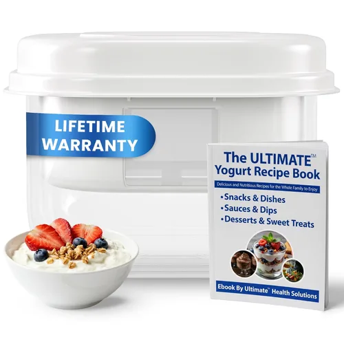 Ultimate Colador de yogur, para hacer delicioso, alto en proteínas, yogur griego, 70% menos azúcar y lactosa, máquina de yogur griego de malla fina,