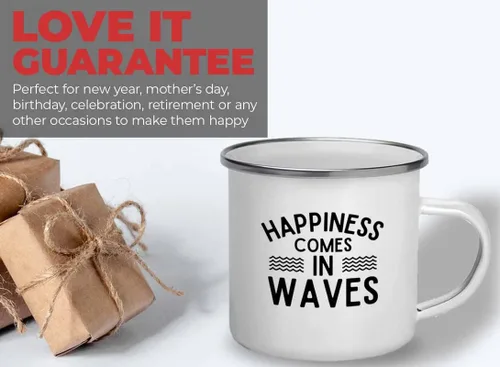 Miniatura 5 de Taza de surfing camper de 12 onzas – Viene en olas – Regalos para entusiastas del surf, deportes acuáticos, tabla de surf, atletismo, pasatiempos