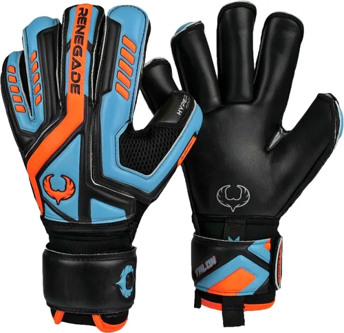 Miniatura 9 de Guantes de portero Renegade GK Talon con protección antimicrobiana (tallas 5-11, 5 estilos, nivel 3) Pro-Tek Fingersaves y Hyper Grip XD de 3.5 + 3