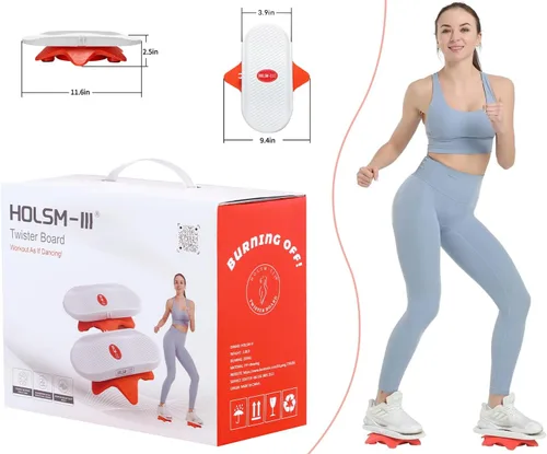 Miniatura 6 de Tabla giratoria de abdominales, tabla de ejercicios Twister, ejercicio de disco de torsión de cintura, ejercicio de tabla de abdominales, Naranja
