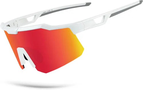 Miniatura 7 de OULAIQI Gafas de sol de ciclismo para hombres y mujeres, lentes de sol de béisbol juveniles, diseño ligero, protección UV400, gafas deportivas