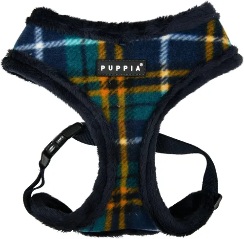 Miniatura 10 de Puppia Stefan - Arnés para perro sobre la cabeza cálido de invierno, con patrón de gofre, ajustable en el pecho para perros pequeños y medianos