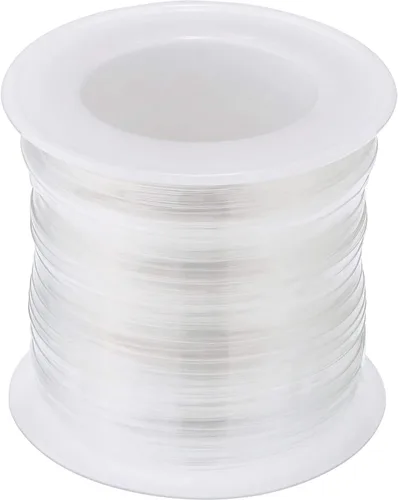 Miniatura 7 de BBTO Banda Elástica Transparente Ligera Banda Elástica Transparente para Sujetador para Proyecto de Costura en Tela (33 Yardas x 0.12 Pulgadas)