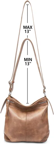 Miniatura 7 de WESTBRONCO Bolsos de mano para mujer, bolsos cruzados, bolso de hombro suave con correa ajustable