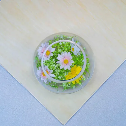 Miniatura 7 de CYS EXCEL Tazón de burbujas de vidrio (Altura-6" Ancho-8", Aprox. 3/4 Gal.) Pequeño jarrón redondo de terrario en forma de globo, florero central