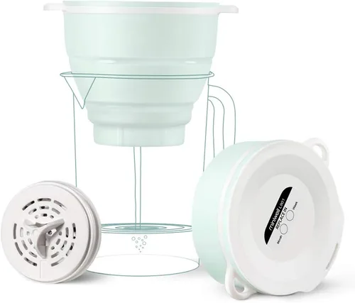 Miniatura 7 de miniwell Sistema de filtración - Filtro de campamento de agua con filtro reemplazable - para purificación de senderismo - Elimina cloro, sedimentos