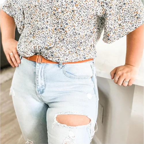 Miniatura 20 de Cinturón elástico ajustable – Cinturones para mujer, cinturón de cintura antideslizante, sin mostrar hebilla plana para mujer