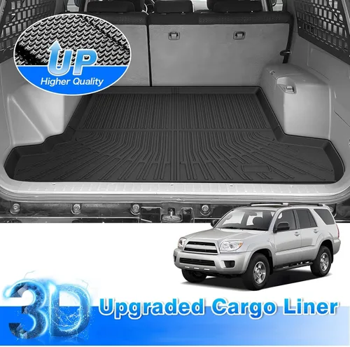 Miniatura 3 de 4Runner Cargo Liner - Tapete para maletero para Toyota 4Runner 2003-2009, tapete de carga para todo tipo de clima para accesorios 4Runner, tapetes