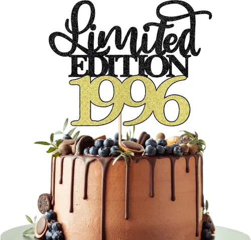 Miniatura 17 de Decoración para tartas de edición limitada de 1935, decoración de pastel de feliz cumpleaños 90, hombres y mujeres animan 90 años/90 y fabulosa