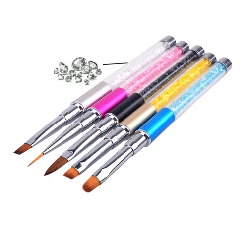 EXCEART pincel de uñas acrílico Nail Liner Bolígrafos bolígrafos de pintura de uñas bolígrafos de arte de uñas bolígrafo de punteo de uñas rotulador