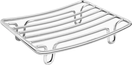 Miniatura 12 de Jabonera GUUKAR de Acero Inoxidable para Barra de Jabón en Ducha y Baño, Jabonera Autodrenante con Soporte para Esponja para Fregadero de Cocina