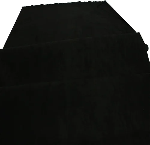Miniatura 4 de Mybecca Funda para muebles de tela de gamuza negra de microgamuza y tela de uso general, tela de 58/60 pulgadas de ancho se vende por yarda