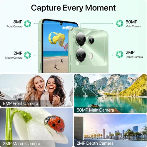 Miniatura 4 de UMIDIGI G9 5G Teléfonos Desbloqueados, Teléfono Celular Android 14, 5G SIM Dual, Cámara 50MP, 12(6+6) GB +128GB/1TB TF Expandible, Pantalla HD+