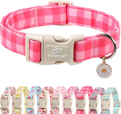 Miniatura 65 de Collar de otoño para perro, lindo collar de cachorro con hojas de otoño, ligero, cómodo, ajustable, para mascotas pequeñas, medianas y grandes