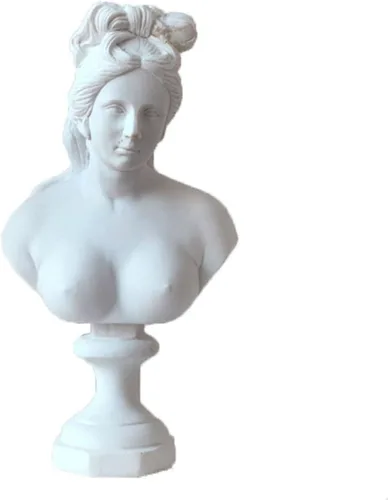 Miniatura 16 de Escultura de figura clásica decorativa de yeso, resina como modelo de pintura para artistas, busto, Venus, Apollo-David David escultura - 11.8 in