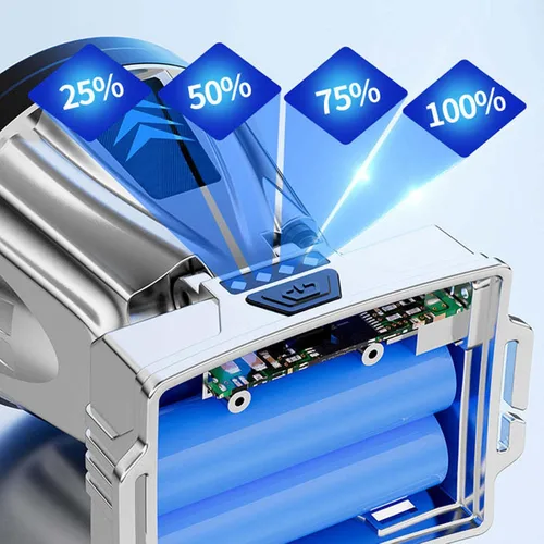 Miniatura 5 de Linterna frontal recargable súper brillante de alta potencia, lámpara LED recargable 2023, linterna frontal portátil impermeable para exteriores