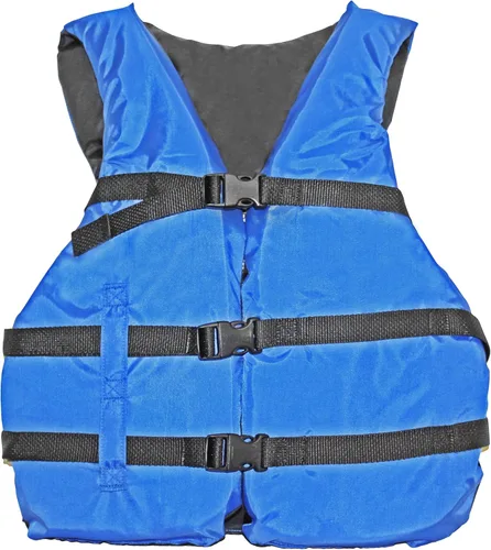 Miniatura 9 de Chaleco salvavidas de remo tipo III aprobado por la Guardia Costera, dispositivo de flotación PFD tipo III; moto acuática, wakeboard, chaleco Azul