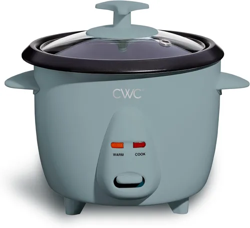 Miniatura 10 de COOK WITH COLOR Arrocera de 6 tazas de 300 W, cocción sin esfuerzo y perfectamente, cocina 3 tazas de arroz crudo para 6 tazas de arroz cocido, azul