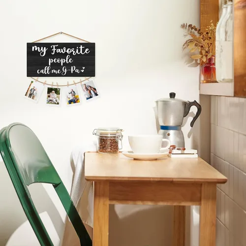 Miniatura 3 de Mejor Regalo para Abuelito Marco Negro para Fotos Soporte para Fotos para Pared, Regalos de Cumpleaños para Papá Abuelo, Regalo de Gracias