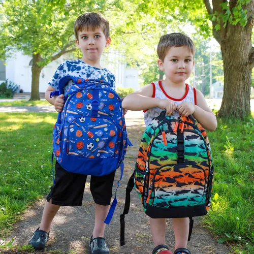 Miniatura 3 de Choco Mocha Mochila de jardín de infantes de 15 pulgadas para niños, negro(Dinosaur-Black), Escuela