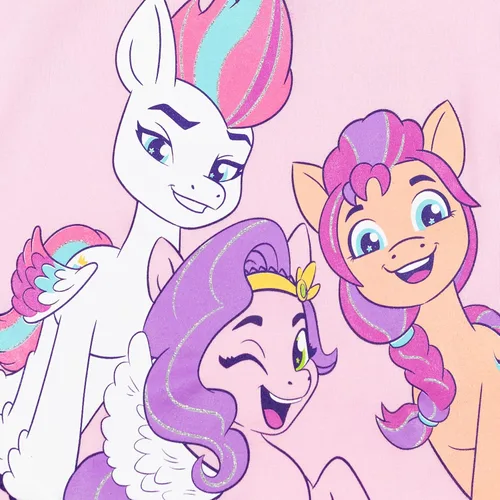 Miniatura 3 de My Little Pony Sunny Pipp Zipp - Conjunto de leggings de forro polar para niñas