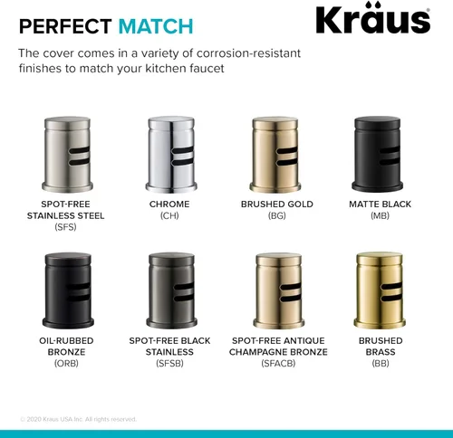 Miniatura 5 de Dispensador de Agua Kraus con Separador de Aire en Bronce Aceitado, KAG-1ORB Oil Rubbed Bronze