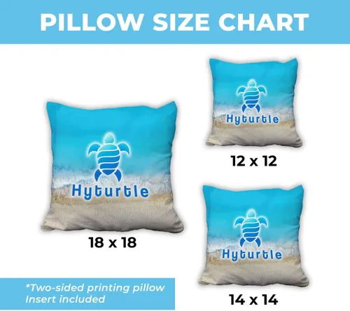 Miniatura 3 de Hyturtle Almohada Conmemorativa Personalizada de Condolencias con Inserto de 12"x12" Regalos Impresos de Doble Cara para la Pérdida de un Ser Cielo 3
