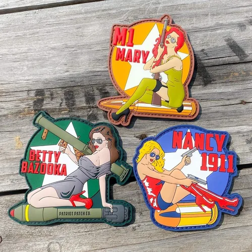 Miniatura 2 de Patriot Patch Co - WWII Pinup Girls - Parches M1 María