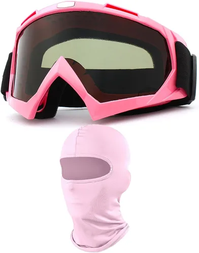 Miniatura 24 de Gafas de motocicleta con máscara facial, resistentes al viento, gafas de esquí de carreras de motocross, gafas protectoras de seguridad