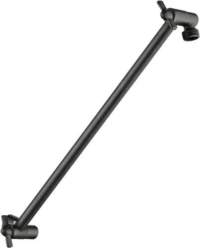 Miniatura 20 de BRIGHT SHOWERS Extensor de brazo de ducha de latón para lluvia y cabezal de ducha de mano, brazo de extensión universal de 14 pulgadas, altura