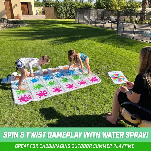Miniatura 2 de GoFloats Juego Splash Off - Juego de tapete de salpicaduras de agua para niños