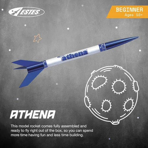 Miniatura 10 de Estes 2452 Athena cohete volador