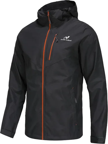 Miniatura 12 de Chaqueta impermeable ligera con capucha para hombre, transpirable, para senderismo de montaña al aire libre
