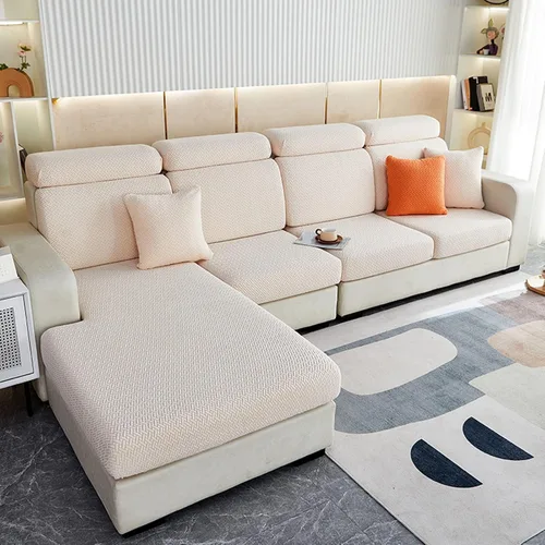 Miniatura 10 de Fundas elásticas para asiento de sofá, en forma de L, fundas de sofá seccionales, fundas de cojín lavables para sofá