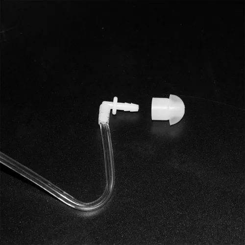 Miniatura 5 de HYS Auricular de vigilancia de radio de seguridad con tubo de bobina acústica transparente, kit de audio para YAESU/Vertex Radio VX-6 VX-7E VX-120