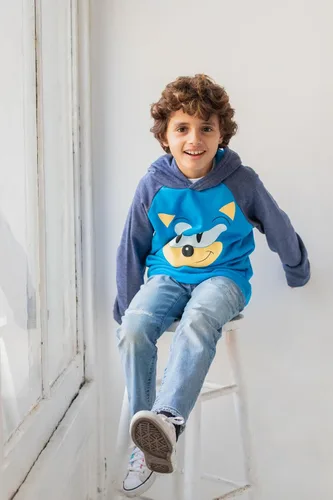 Miniatura 4 de SEGA Tails Sonic The Hedgehog Knuckles - Sudadera con capucha para niños pequeños y grandes