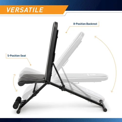 Miniatura 6 de Marcy Foldable Adjustable Utility Weight Bench, Strength Training Home Gym for Full Body Workout