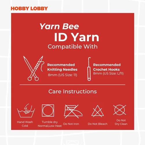 Miniatura 5 de Hilo Yarn Bee súper voluminoso para crochet y tejer – Rollo suave – 92,4 metros de hilo 100% poliéster para crochet, mantas, sombreros y más