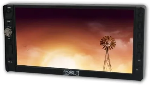 Miniatura 4 de Absolute DD-3000ABT Receptor reproductor de DVD multimedia de doble DIN de 7 pulgadas con pantalla táctil y panel frontal desmontable Bluetooth