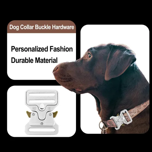 Miniatura 6 de Reemplazo de hebilla táctica de 1-1/2 pulgadas, hebillas de cinturón tácticas de metal resistente para correa de nailon, collar de perro, arnés