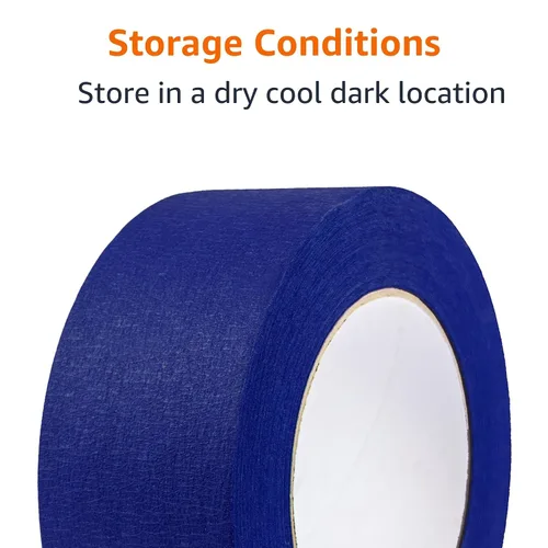 Miniatura 3 de Amazon Basics Cinta azul para pintores, 1.88 pulgadas x 180 pies, juego de 6 rollos
