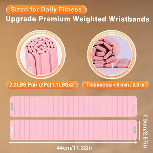 Miniatura 5 de Pesas de muñeca, pesas de tobillo para mujeres y hombres, pesas magnéticas ajustables de silicona, intensidad de entrenamiento para gimnasio