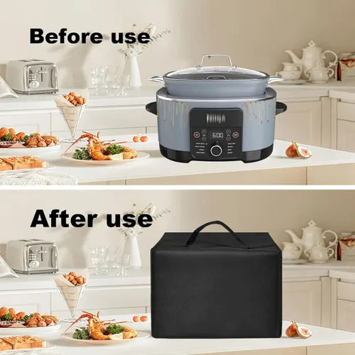 Miniatura 3 de Cubierta antipolvo para cocina, resistente, impermeable y a prueba de polvo, multiusos, compatible con Ninja MC1001 Foodi Possible Cooker PRO de 8.5