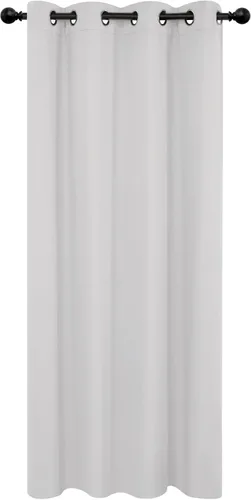Miniatura 126 de Deconovo Cortina opaca, para oscurecer la habitación Gris claro