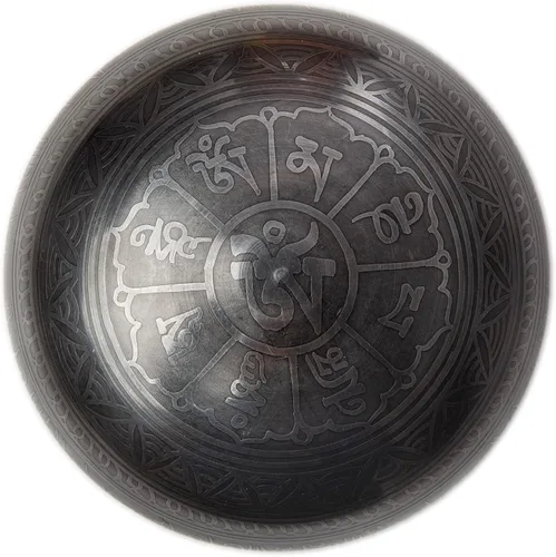 Miniatura 3 de HIMALAYAN BAZAAR - Juego de cuencos tibetanos de 4 pulgadas, fácil de tocar, auténtico, hecho a mano para meditación, sonido de 7 chakras, curación