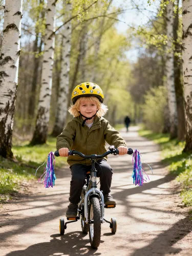 Miniatura 4 de PLATT Empuñaduras de bicicleta para niños, 2 pares de empuñaduras de goma coloridas con cintas para bicicletas de equilibrio, scooters y manillares