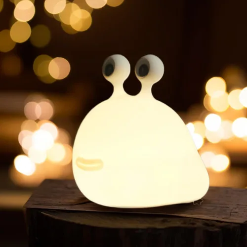 Miniatura 25 de Luz nocturna LED de gato, 16 colores regulables para guardería, luz nocturna kawaii, súper blanda de silicona recargable por USB, lámpara de noche