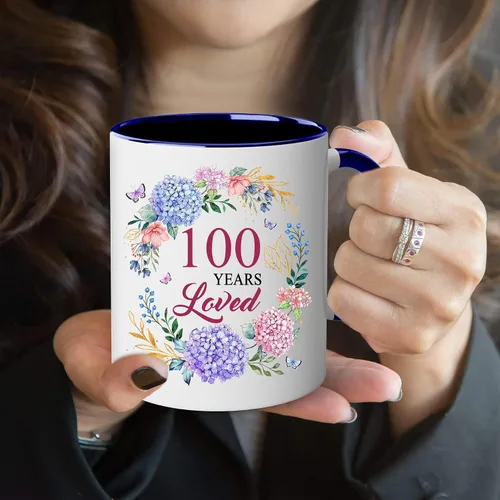 Miniatura 6 de Regalos de cumpleaños número 100 para mujeres, regalo de cumpleaños de 1926 para ella, taza de 100 años amados, regalo para mujeres que cumplen 100