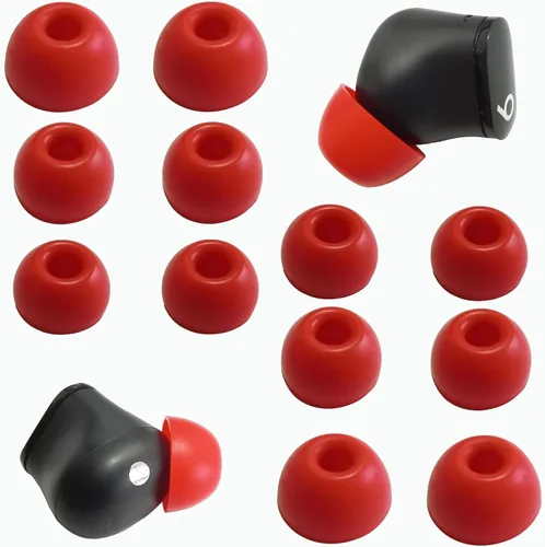 Miniatura 8 de Puntas de silicona para auriculares Beats Studio Buds - Funda de repuesto para auriculares de 6 pares, color negro