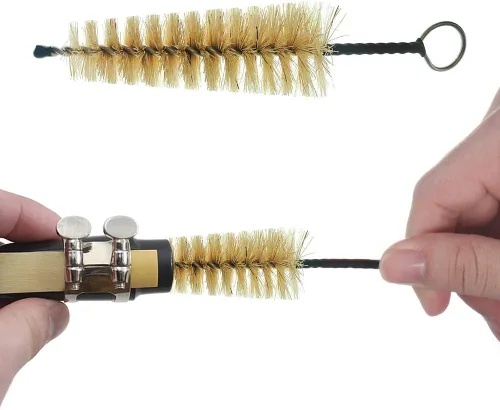 Miniatura 7 de Imelod Kit de limpieza de saxofón con estuche para flauta de clarinete alto tenor y otros estragos de viento y viento de madera, incluyendo paño